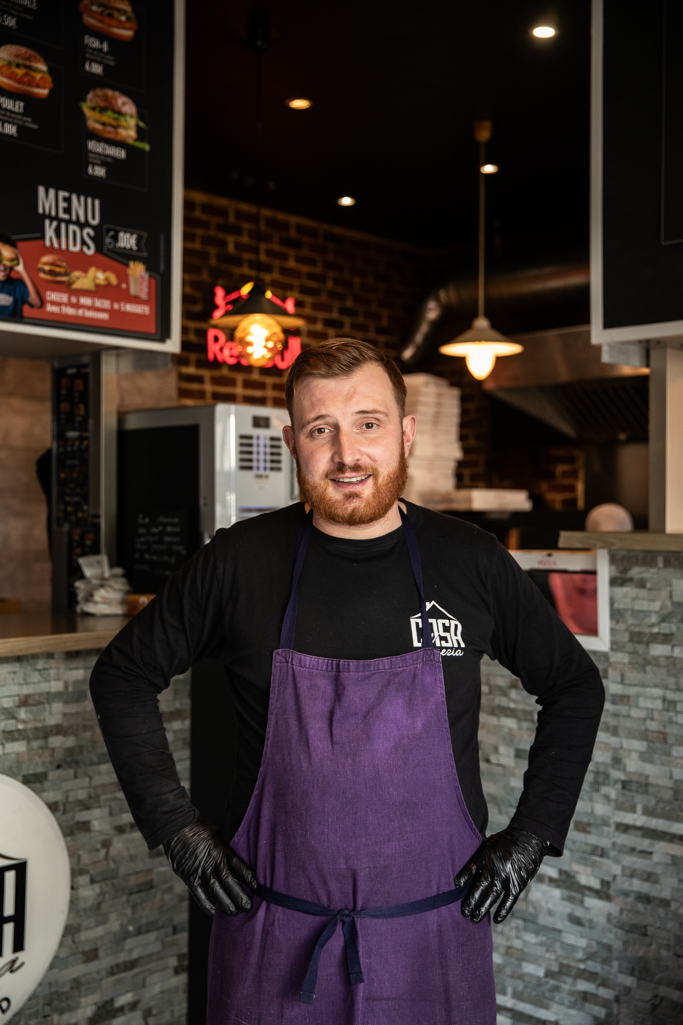 Erwan à l'intérieur de Casa Venezia